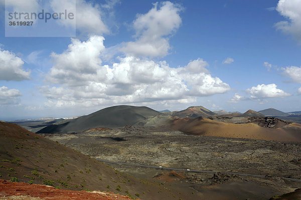 Nationalpark Timanfaya  Lanzarote  Kanarische Inseln  Spanien  Europa