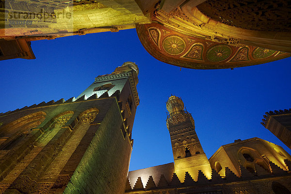 Komplex Madrasah Mausoleum und Moschee  Kairo  Ägypten