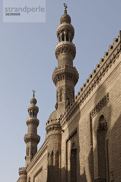 Minarett der Al-Rifai-Moschee  Kairo  Ägypten