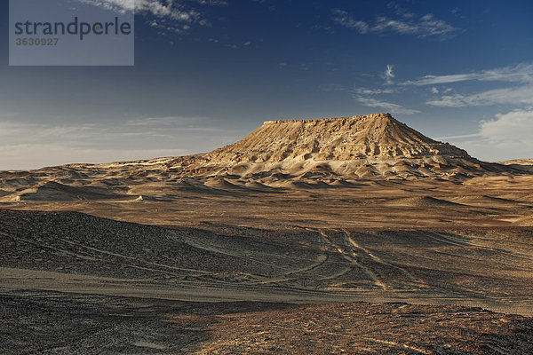 Wüstenlandschaft nahe der Oase Bahariyya  Libysche Wüste  Ägypten