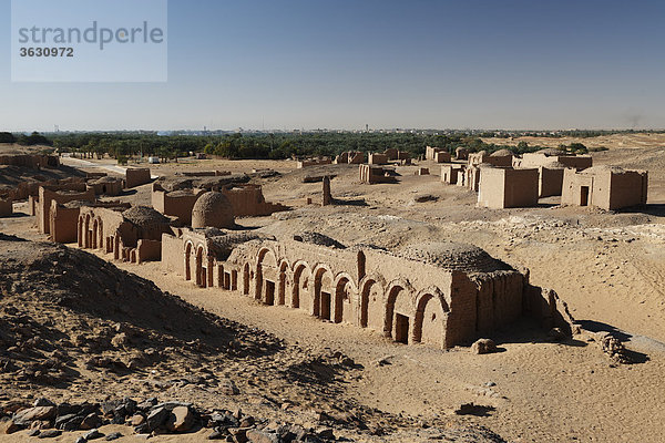 Frühchristliche Nekropole von al-Bagawat in in der Oase Kharga  Libysche Wüste  Ägypten