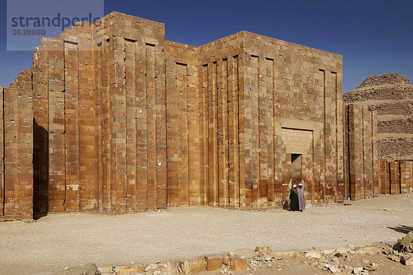 Eingangsbereich zur Stufenpyramide des Djoser  Sakkara  Ägypten