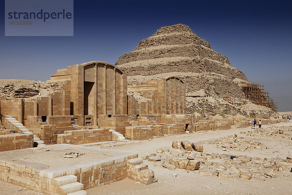 Stufenpyramide des Djoser  Sakkara  Ägypten