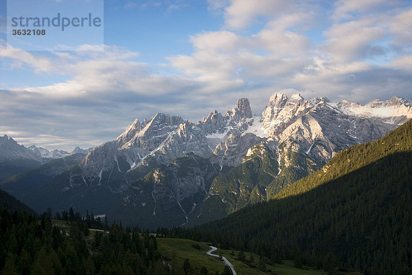 Cristallo am Morgen  Südtirol  Italien  Europa