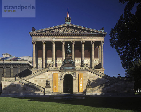 Alte Nationalgalerie  Museumsinsel  Berlin-Mitte  Berlin  Deutschland  Europa