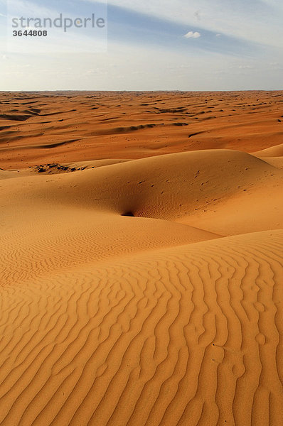 Dünenlandschaft  Wahiba Sands  Oman  Naher Osten