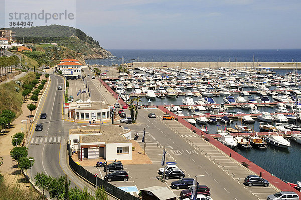 Yachthafen von PalamÛs  Costa Brava  Spanien  Iberische Halbinsel  Europa