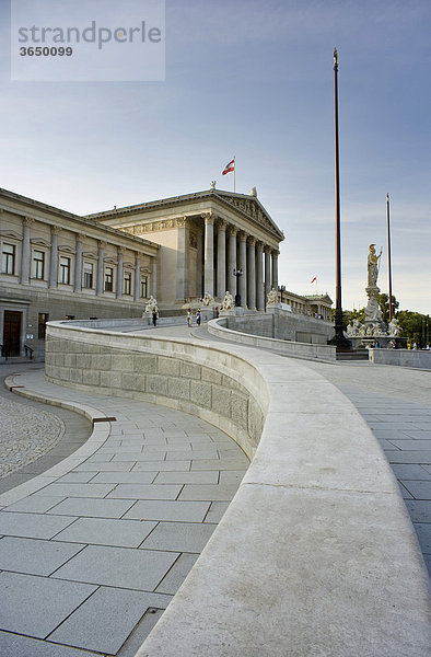 Österreichisches Parlament  Wien  Österreich  Europa