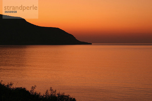 Sonnenaufgang  Mikri Amopi  Insel Karpathos  Ägäische Inseln  Ägäis  Dodekanes  Griechenland  Europa