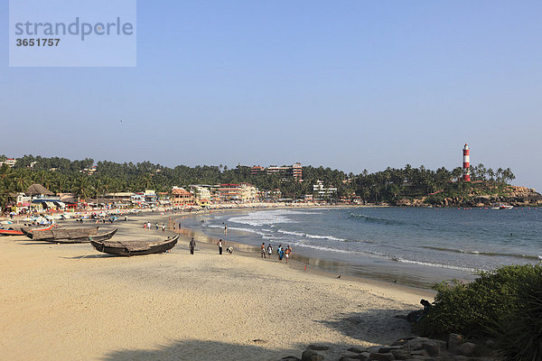 Lighthouse Beach  Kovalam  Malabarküste  Malabar  Kerala  Südindien  Indien  Asien