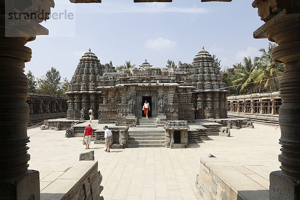 Kesava Tempel  Keshava Tempel  Hoysala-Stil  Somnathpur  Somanathapura  Karnataka  Südindien  Indien  Südasien  Asien
