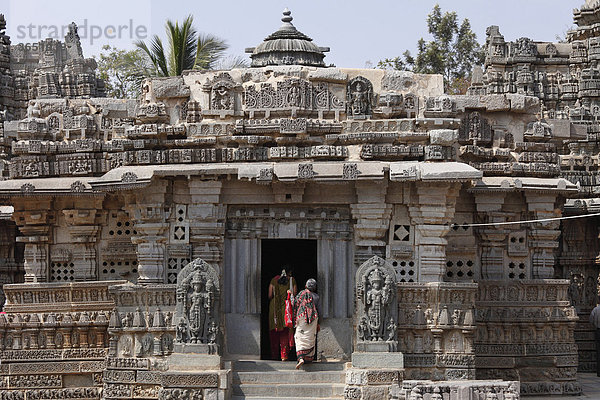 Kesava Tempel  Keshava Tempel  Hoysala-Stil  Somnathpur  Somanathapura  Karnataka  Südindien  Indien  Südasien  Asien