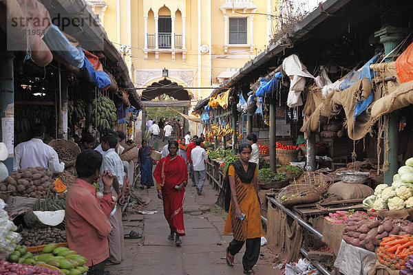 Devaraja Markt  Mysore  Maisur  Karnataka  Südindien  Indien  Südasien  Asien