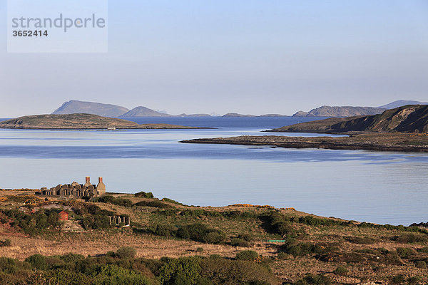 Küstenlandschaft nahe Eyeries  Beara-Halbinsel  County Cork  Irland  Britische Inseln  Europa