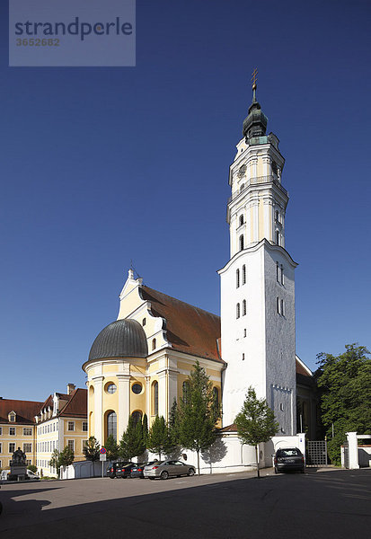 Heilig-Kreuz-Kirche  Donauwörth  Donauried  Schwaben  Bayern  Deutschland  Europa