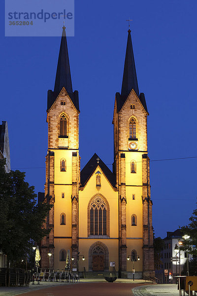 Lorenzkirche  Hof  Oberfranken  Franken  Bayern  Deutschland  Europa