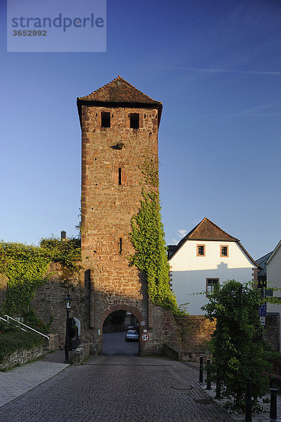 Inneres Holztor  Gelnhausen  Wetterau  Hessen  Deutschland  Europa