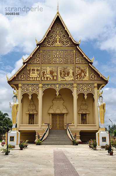 Wat That Luang Neua  Vientiane  Laos  Südostasien