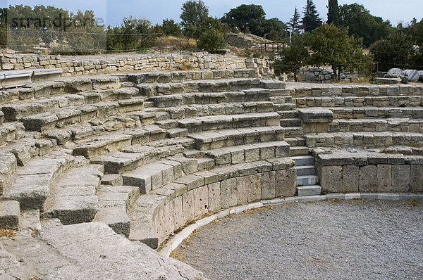 Türkei Troja Ausgrabungen Odeon Konzerthalle römisch