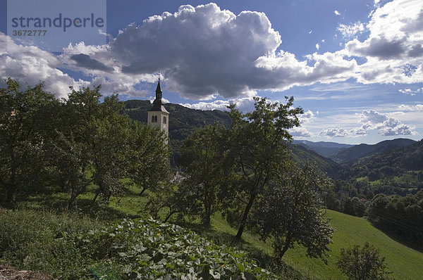 Dolenji Novaki bei Cerkno Provinz Gorenjska Slowenien