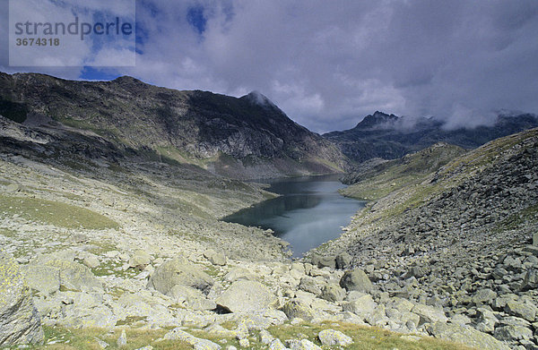 Der Langsee in der Texelgruppe Südtirol Italien