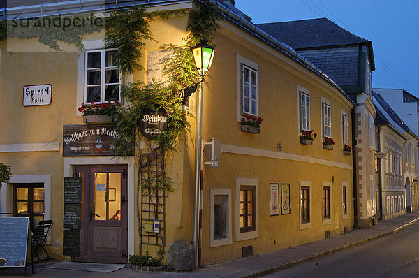 Das alte Gasthaus zum Reichsapfel in der Kurstadt Baden Niederösterreich