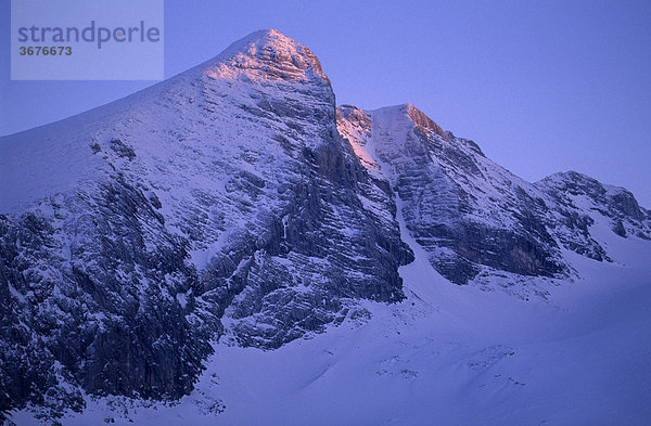 Sonnenaufgang über dem Kleinen Gjaidstein Österreich