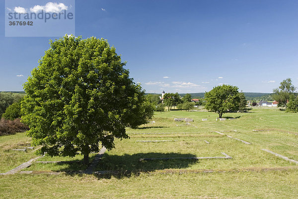 Römerkastell Abusina in Eining Niederbayern