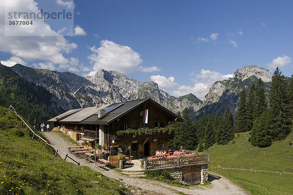 Bärenbadalm bei Pertisau im Karwendel Tirol Österreich