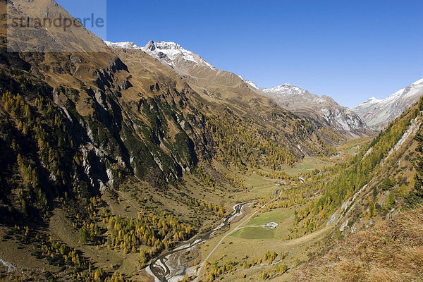 Dorfer Tal Nationalpark Hohe Tauern Blick von Gerhard Liebl Aussicht Kals Osttirol Österreich