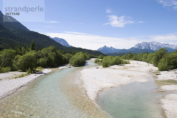 Isar in Wallgau - Oberbayern