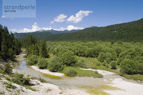 Isar bei Wallgau - Oberbayern