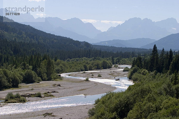 Isar bei Vorderriß - Isarwinkel Oberbayern