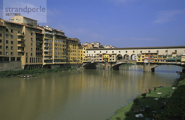 Italien Toskana Florenz Ponte Vecchio Fluss Arno