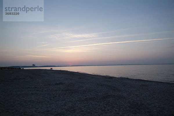 Sonnenuntergang an der ostsee