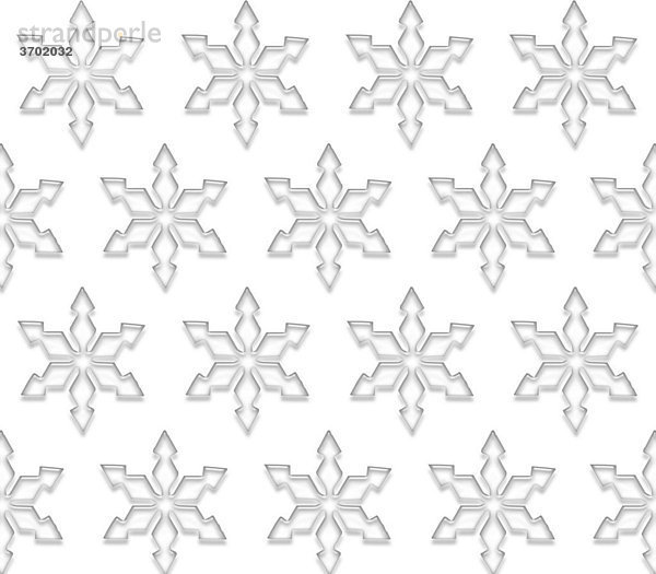 Schneeflocken  Muster  Hintergrund  Illustration  formatfüllend