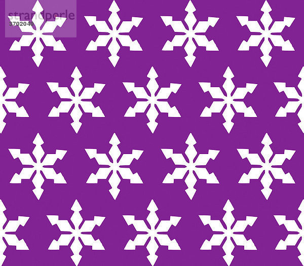 Schneeflocken  Muster  Hintergrund  Illustration  formatfüllend