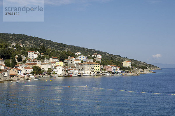 Blick auf Valun  Insel Cres  Kroatien  Europa