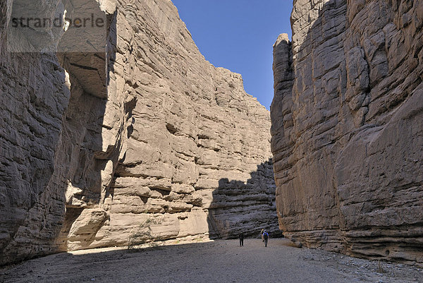 Zugang zum Painted Canyon in den Mecca Hills  südöstlich von Indio  Südkalifornien  USA