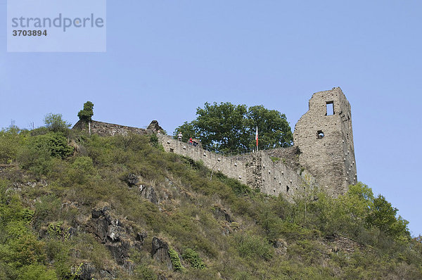 Ruine Burg Are  Altenahr  Ahrtal  Rheinland-Pfalz  Deutschland  Europa