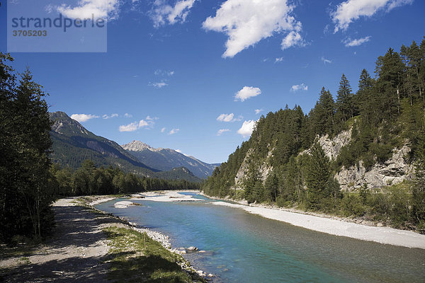 Lechtal hinter Stanzach  Österreich  Europa