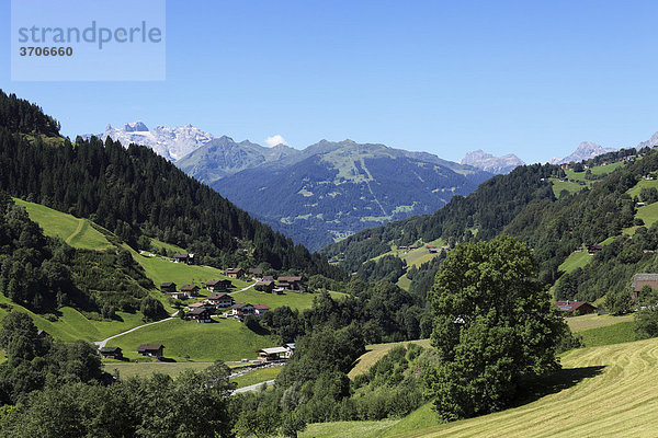 Silbertal bei Schruns  Montafon  Vorarlberg  Österreich  Europa