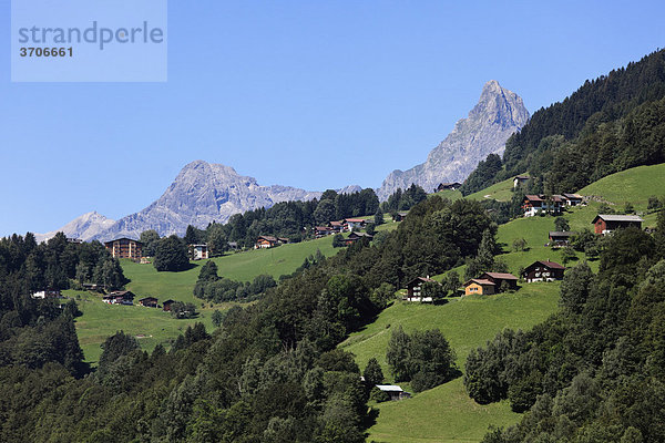 Silbertal bei Schruns  Montafon  Vorarlberg  Österreich  Europa
