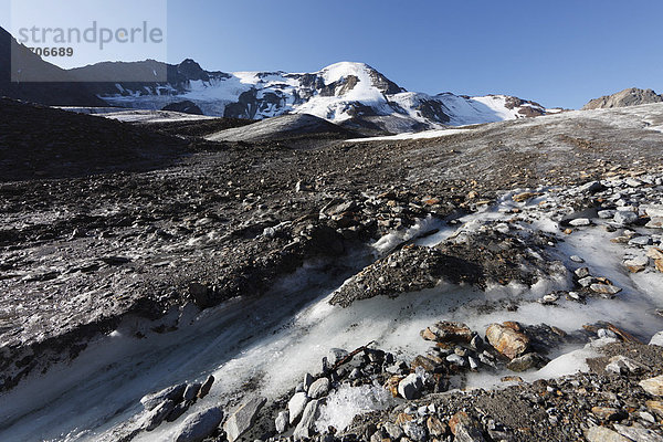 Weißseespitze  Gletscher Weißseeferner  Kaunertal  Ötztaler Alpen  Tirol  Österreich  Europa