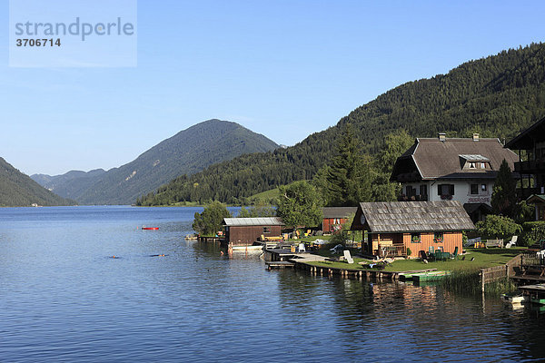 Weissensee Lake  Gailtaler Alps  Carinthia  Austria  Europe