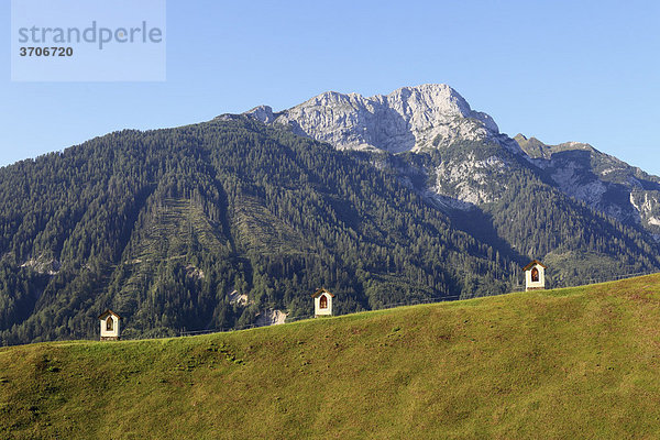 Kreuzweg  St. Jakob  Lesachtal  Kärnten  Österreich  Europa