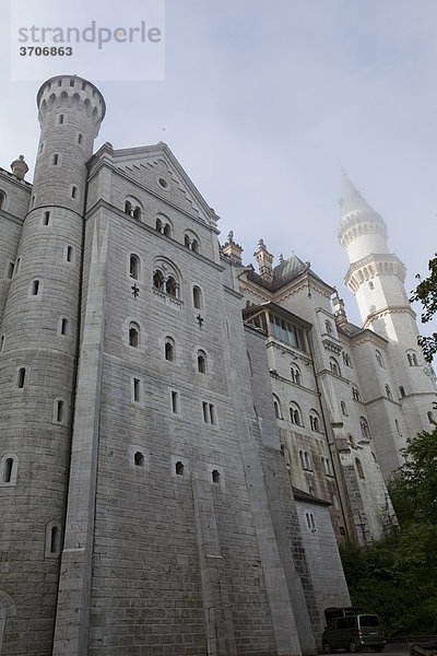 Schloss Neuschwanstein  Bayern  Deutschland