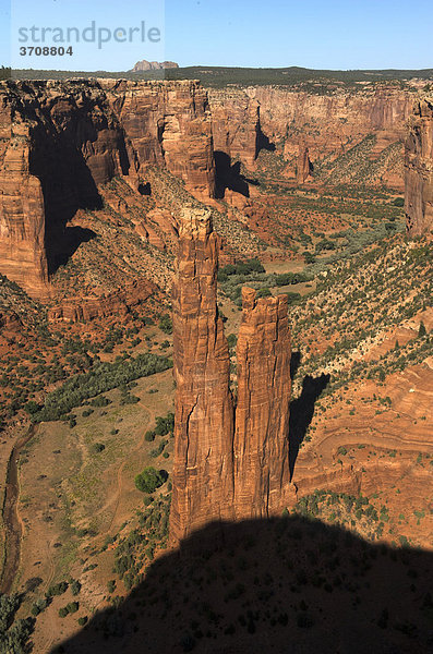 Spider Rock  Canyon de Chelly  Arizona  USA