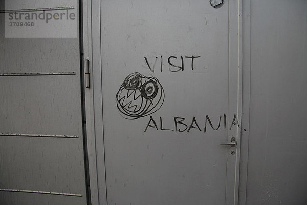 Visit Albania Graffiti  Zürich  Schweiz  Europa