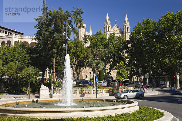 Placa de la Reina  Palma  Palma de Mallorca  Mallorca  Spanien  Europa